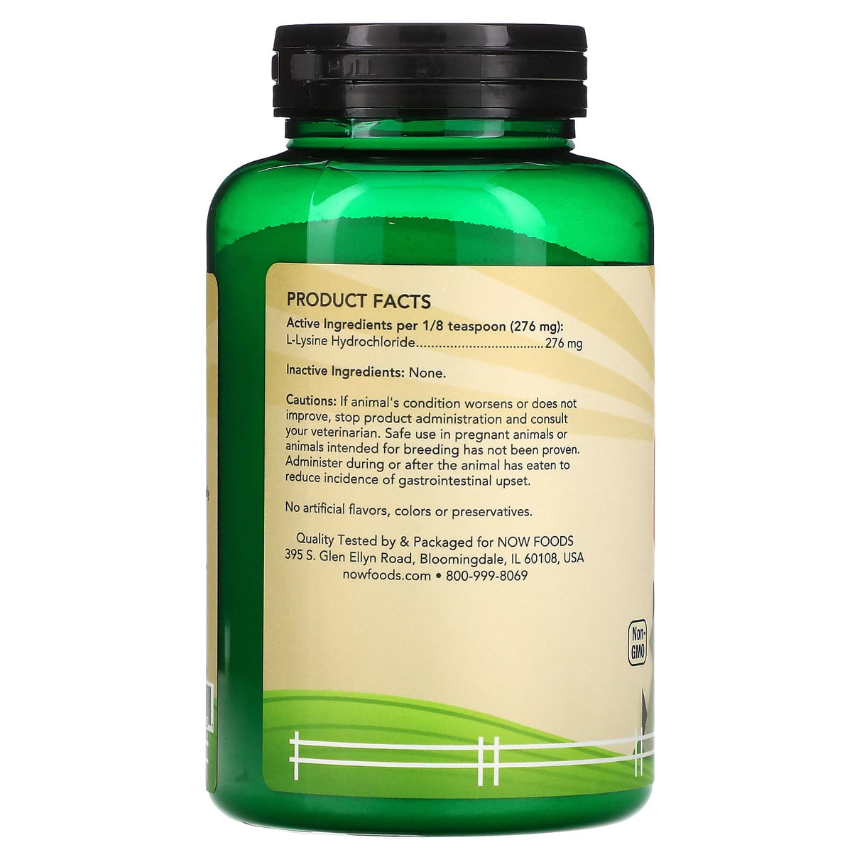 L-Lysine pentru Pisici, Now Foods Pets, 226g