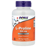 L-Proline, 500mg, Now Foods, 120 capsule