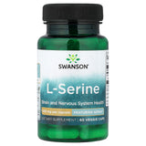 L-Serine AjiPure, Pharmaceutical Grade, 500 mg, Swanson, 60 capsule SWU797