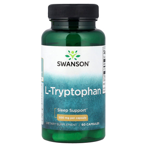 L-Tryptophan, 500 mg, Swanson, 60 capsule SW1502