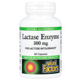 Lactase Enzyme (Lactaza), 300 mg, Natural Factors, 60 capsule