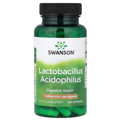 Lactobacillus Acidophilus, 1 Billion CFU, Swanson, 100 Capsule SW282