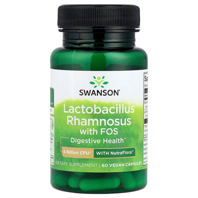Lactobacillus Rhamnosus with FOS, Swanson, 60 capsule SWA024