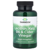 Lecithin, Kelp, B6 & Cider Vinegar, Swanson, 240 Tablete SWD019