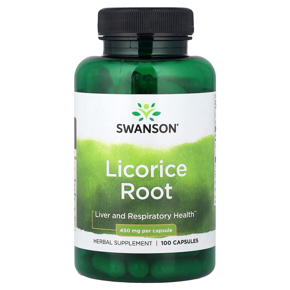 Licorice Root (Lemn Dulce), 450 mg, Swanson, 100 capsule SW521