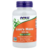 Lion's Mane (Ciuperca Coama Leului), 500 mg, NOW Foods, 60 capsule