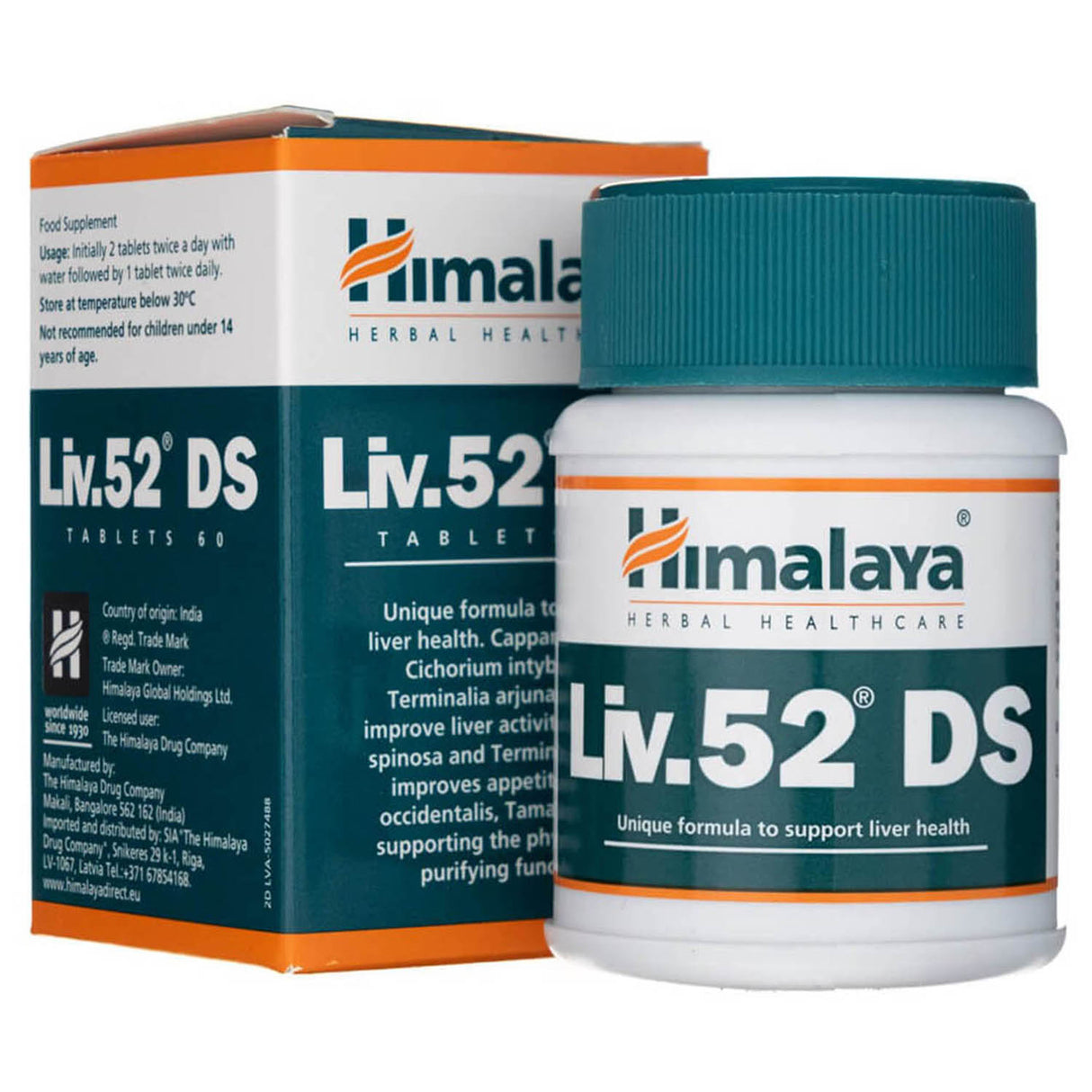 Liv.52 DS (Afectiuni Hepatice), Himalaya, 60 tablete