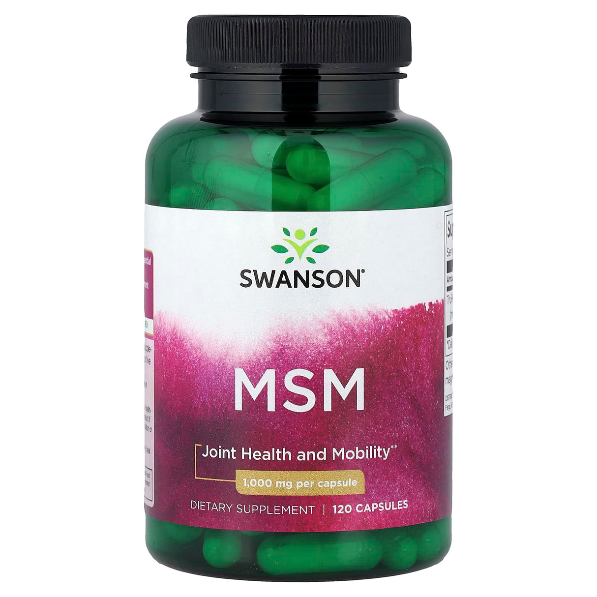 MSM (Sanatatea Articulatiilor), 1000 mg, Swanson, 120 capsule SWU655
