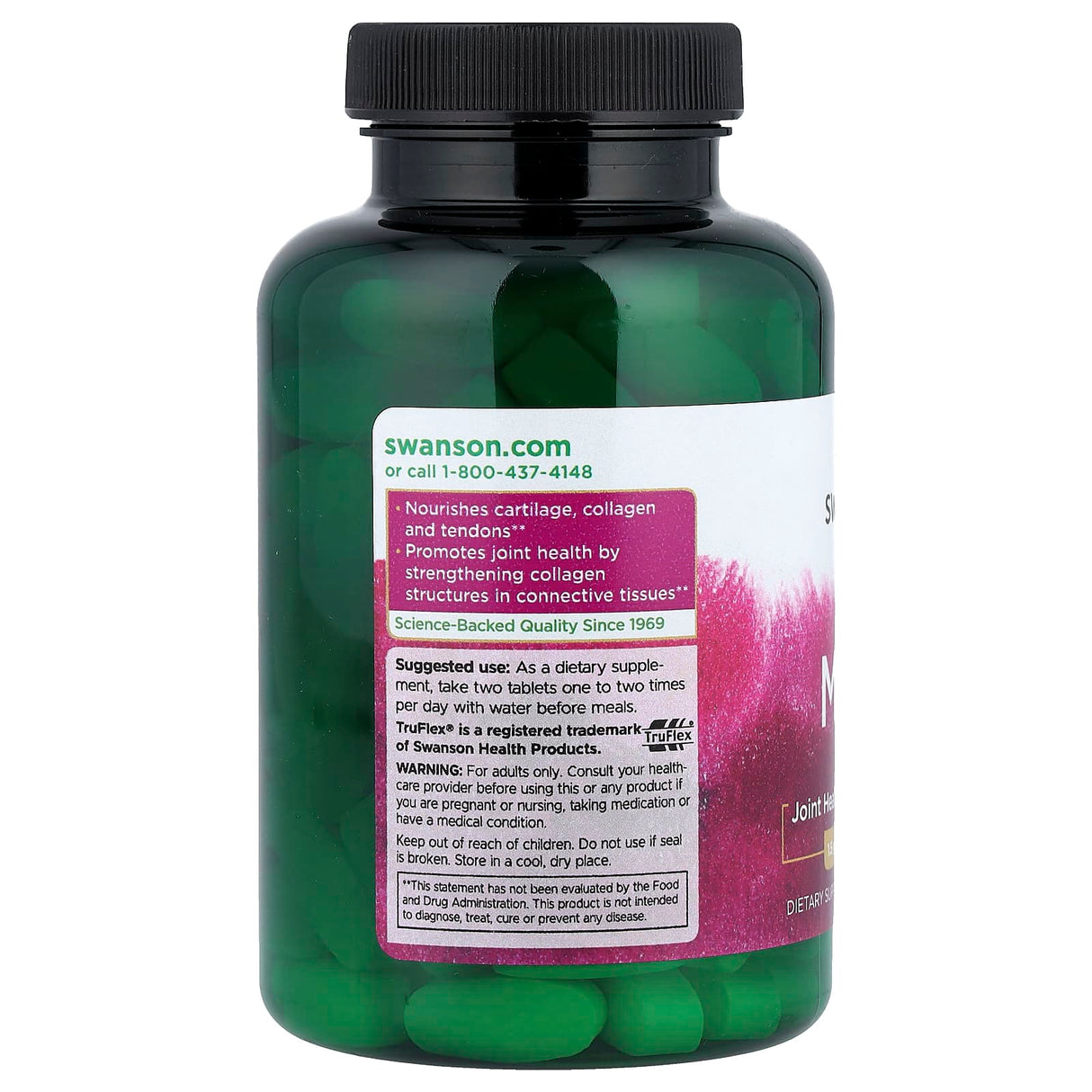 MSM (Sanatatea Articulatiilor), 1500 mg, Swanson, 120 tablete SWU112