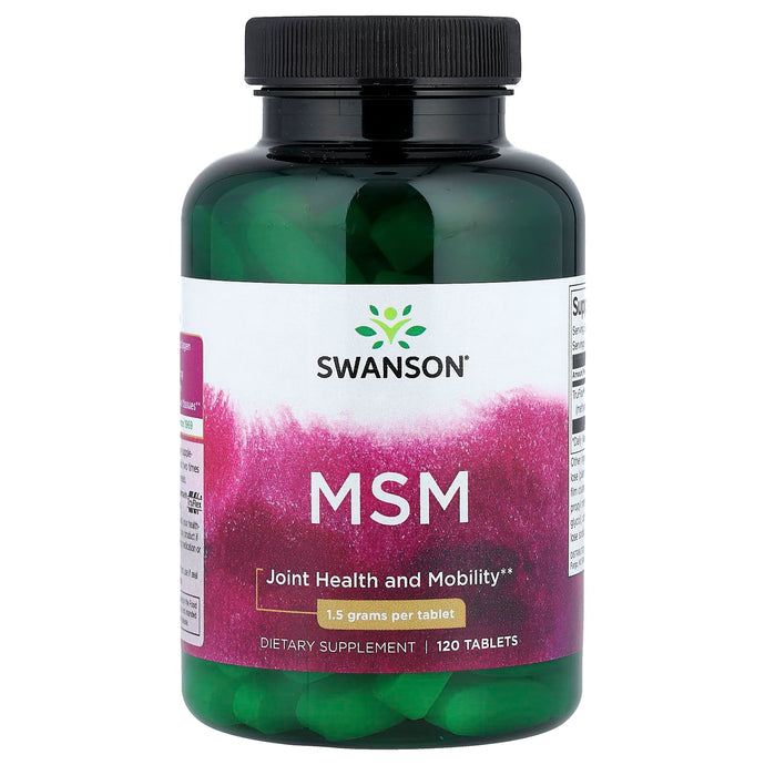 MSM (Sanatatea Articulatiilor), 1500 mg, Swanson, 120 tablete SWU112