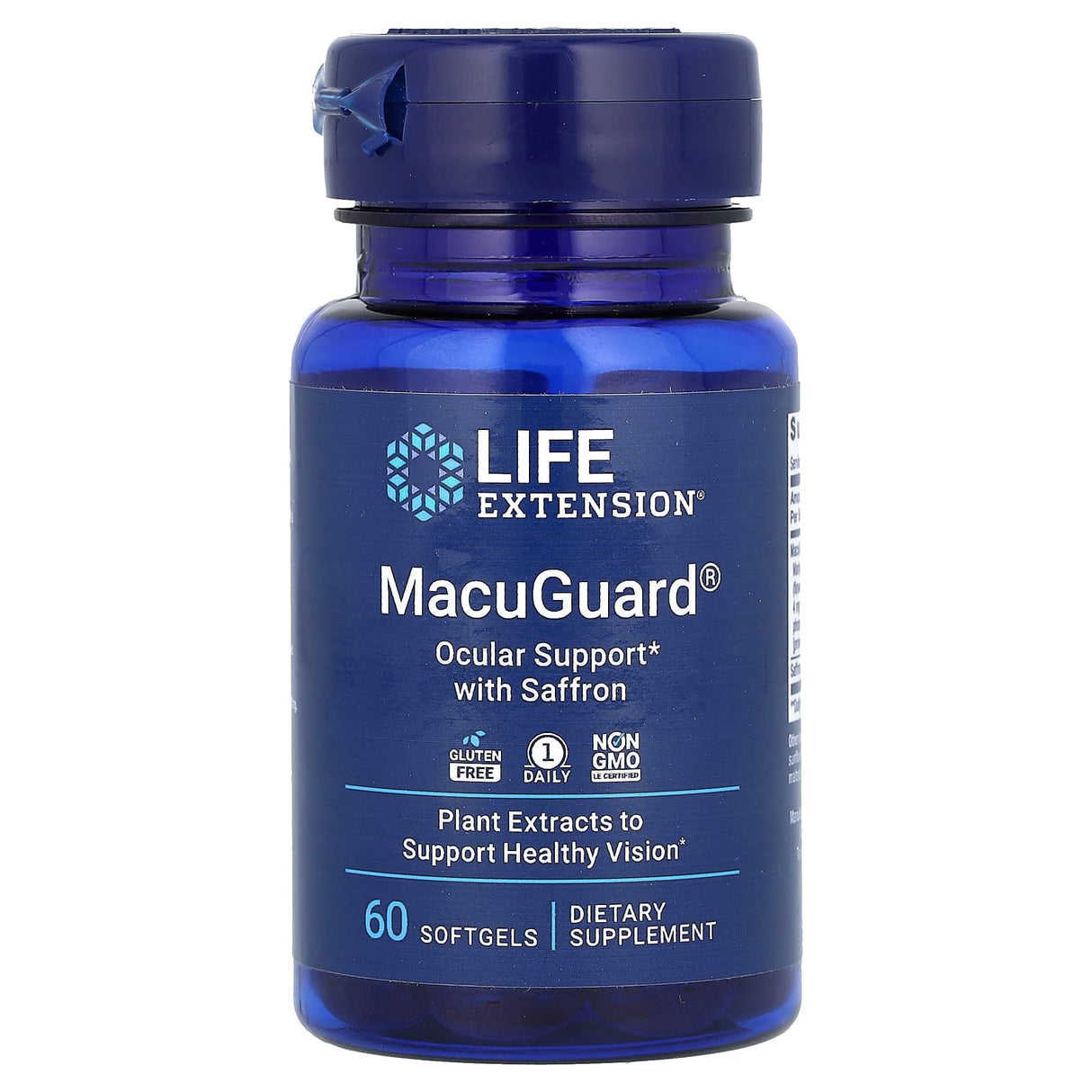 MacuGuard, Ocular Support with Saffron, Life Extension, 60 softgels
