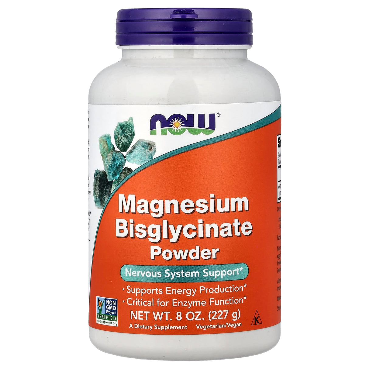 Magnesium Bisglycinate Powder, Now Foods, 227g