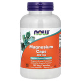 Magnesium Caps, 400 mg, Now Foods, 180 capsule