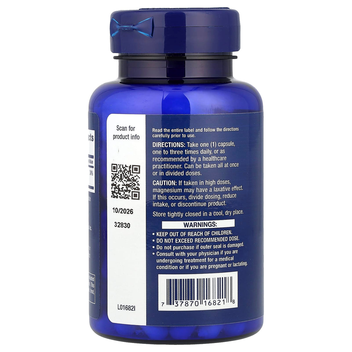 Magnesium Citrate, 100 mg, Life Extension, 100 capsule