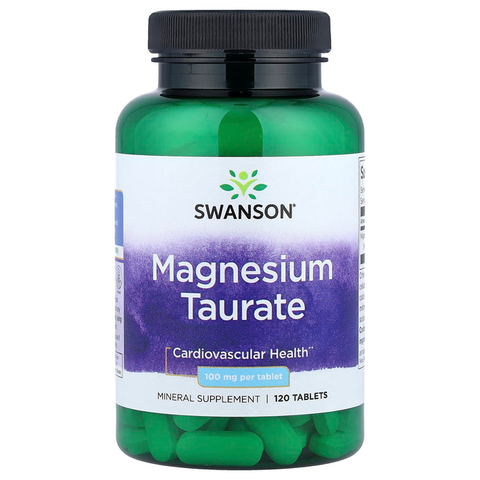 Magnesium Taurate, 100 mg, Swanson, 120 tablete SW1364