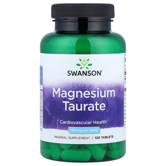 Magnesium Taurate, 100 mg, Swanson, 120 tablete SW1364