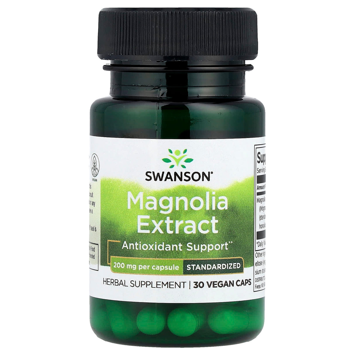 Magnolia Extract, 200 mg, Swanson, 30 capsule SWH225