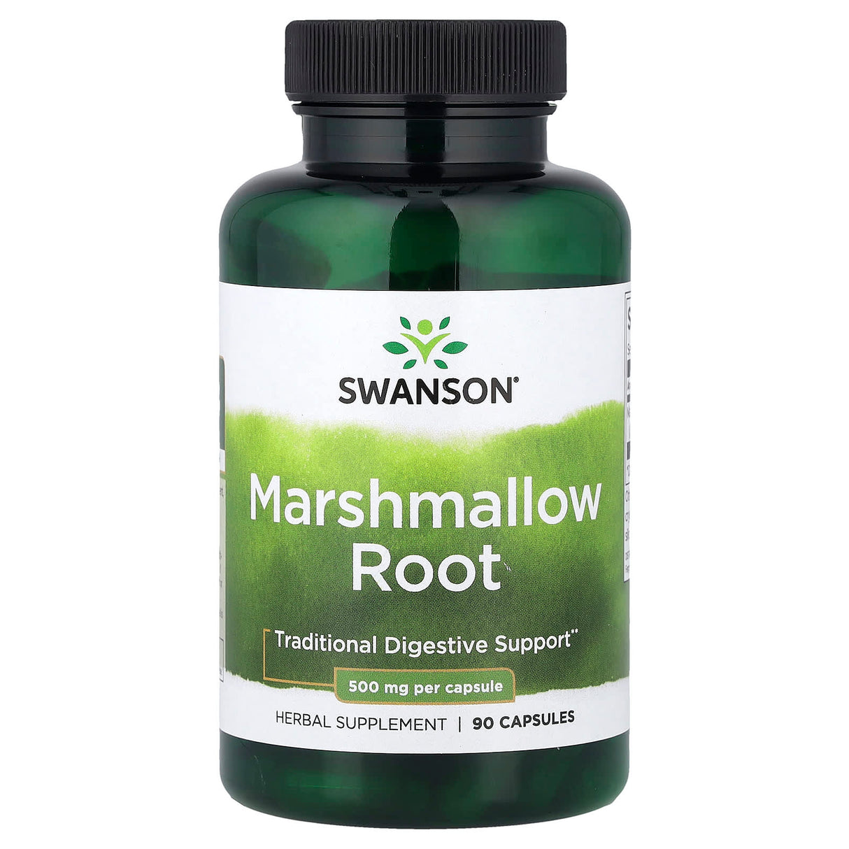 Marshmallow Root, (Nalbă Mare), 500 mg, Swanson, 90 capsule SW1108