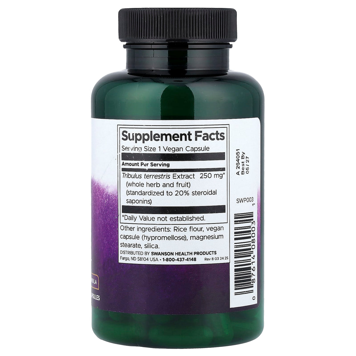Mega Tribulus Extract, 250 mg, Swanson, 120 capsule SWP003