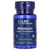 Melatonin, 6 Hour Timed Release, 750 mcg, Life Extension, 60 tablete