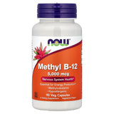 Methyl B-12 (Vitamina B12), 5000mcg, Now Foods, 90 capsule