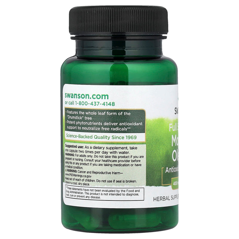 Încărcați imaginea în vizualizatorul Galerie, Moringa Oleifera, 400 mg, Swanson, 60 capsule SW1390
