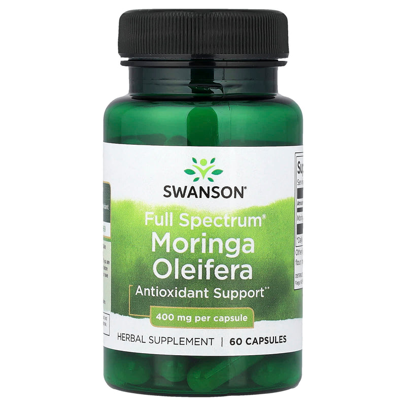 Încărcați imaginea în vizualizatorul Galerie, Moringa Oleifera, 400 mg, Swanson, 60 capsule SW1390
