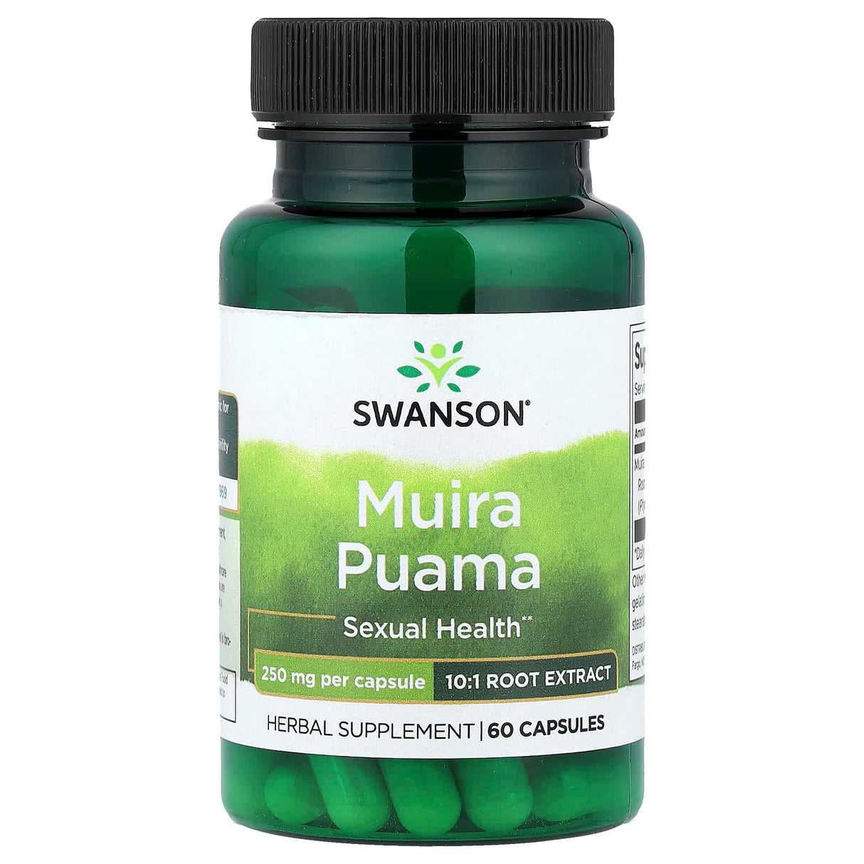 Muira Puama Extract, 250 mg, Swanson, 60 capsule SWH080