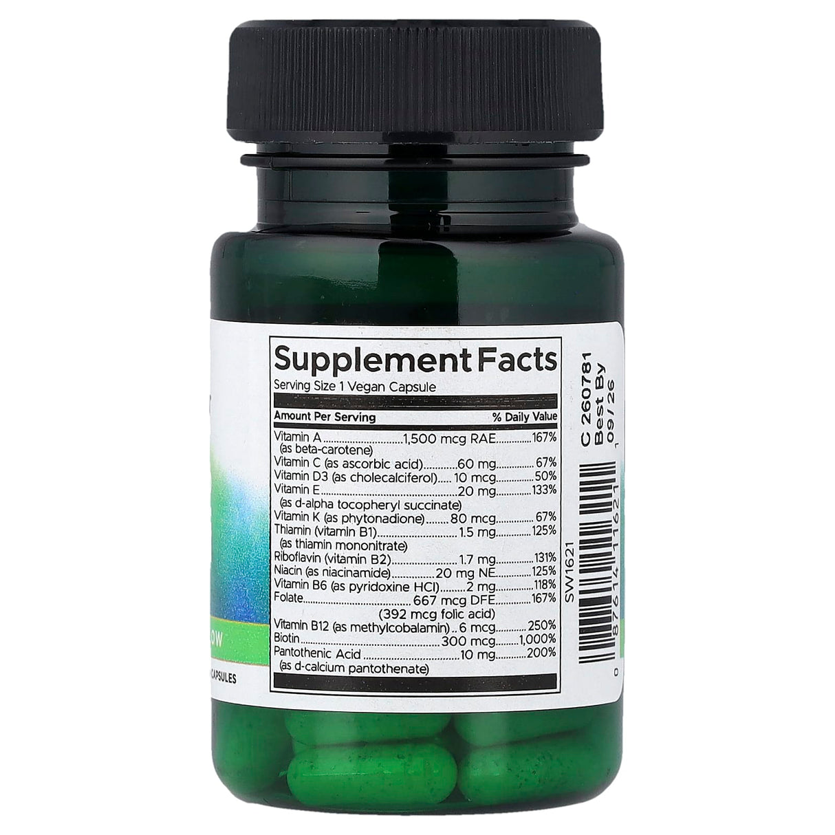 Multivitamin Mini Cap, Swanson, 30 capsule SW1621