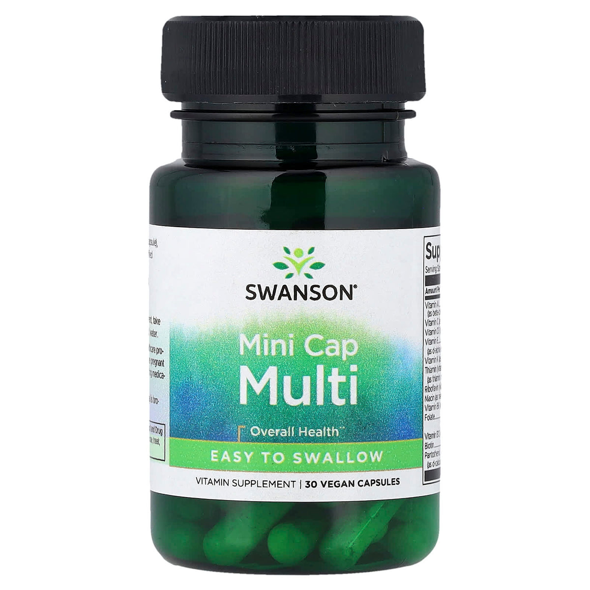 Multivitamin Mini Cap; Swanson; 30 capsule SW1621 – Provitamine