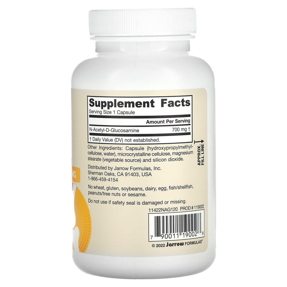N-A-G (N-Acetyl-D-Glucosamine), 700 mg, Jarrow Formulas, 120 capsule