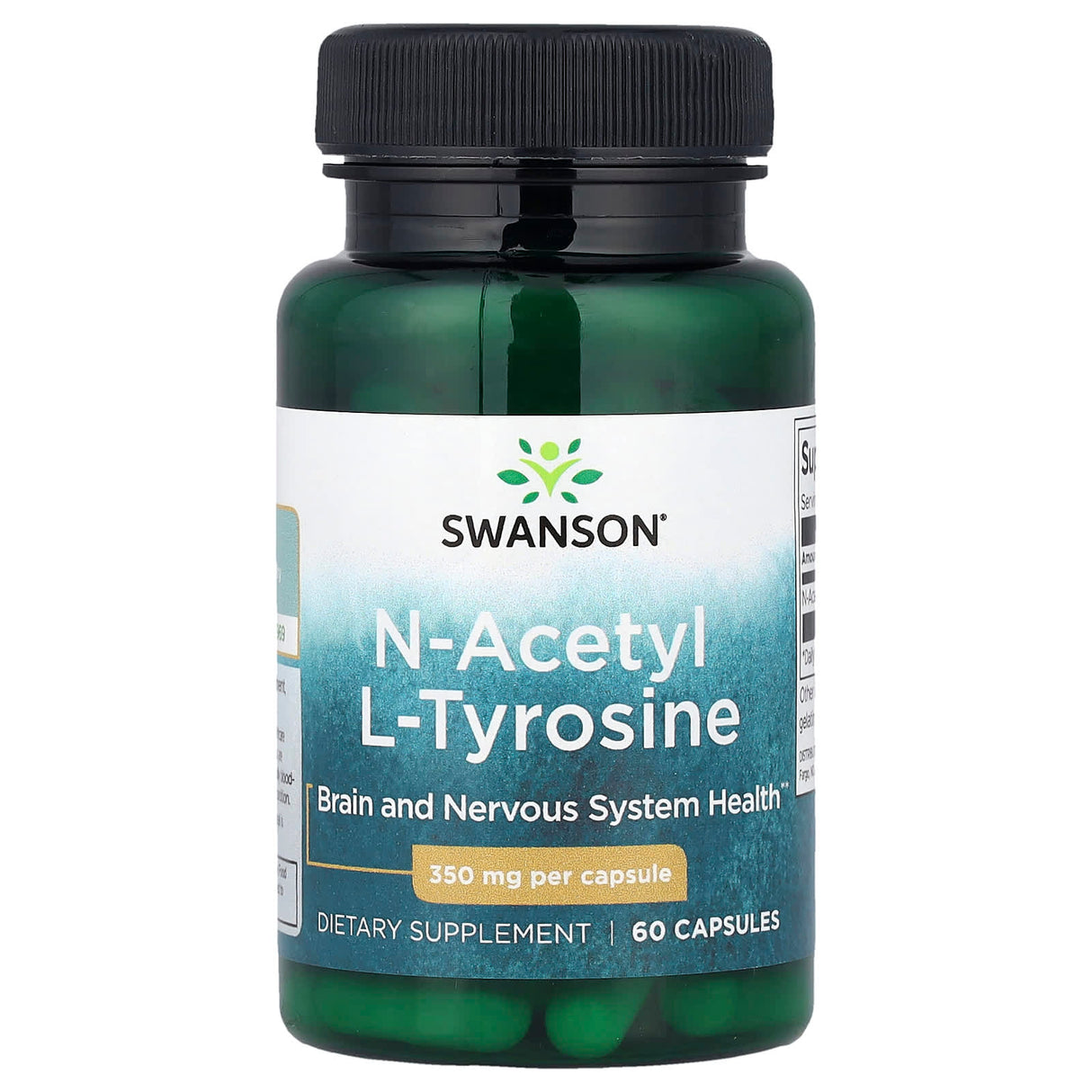 N-Acetyl L-Tyrosine (Tirozina), 350mg, Swanson, 60 capsule SW1408