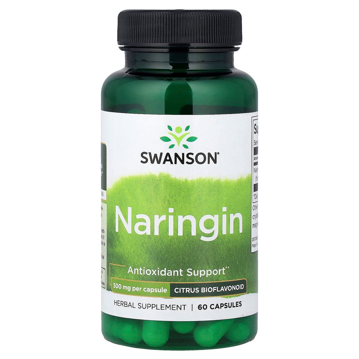 Naringin (Bioflavonoid), 500 mg, Swanson, 60 capsule SWH173