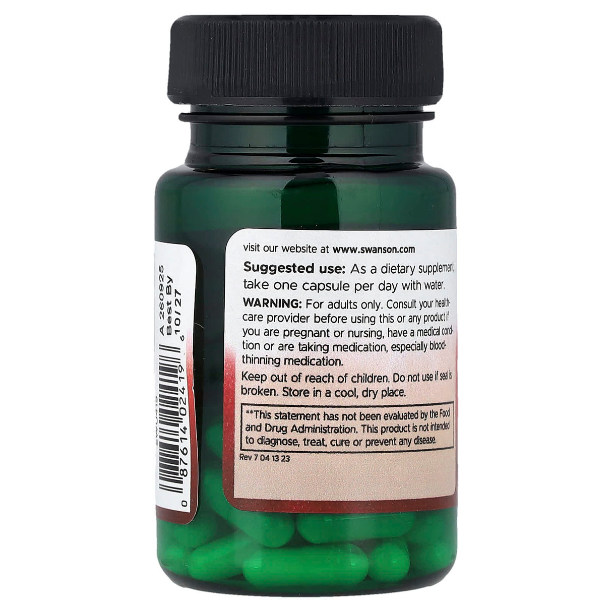 Nattokinase 2000 FU, 100 mg, Swanson, 30 capsule SWU419