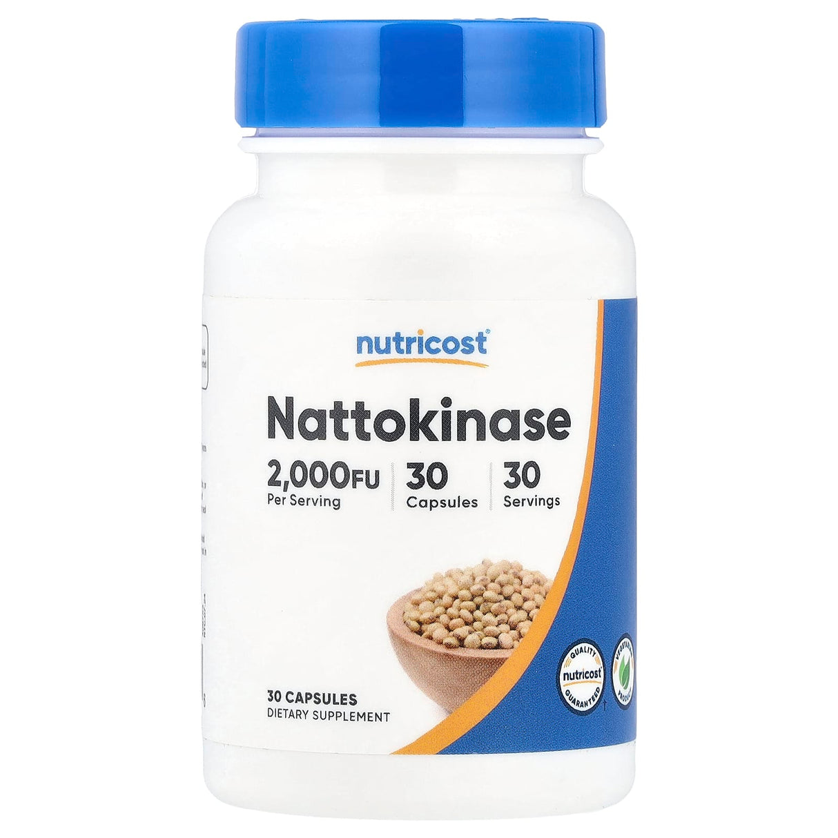Nattokinase (Fluidizarea sangelui), 2,000 FU, Nutricost, 30 capsule