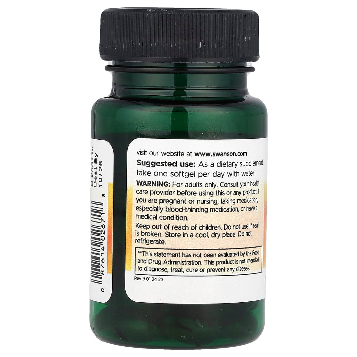 Natural Vitamin K2 (Menachinona) MK-7, 50mcg, Swanson, 30 softgels SWU671