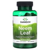 Neem Leaf, (Antibiotic si Antifungic), 500 mg, Swanson, 100 capsule SW1035
