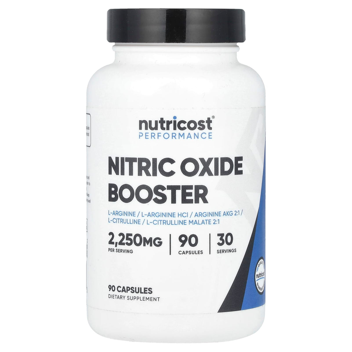Nitric Oxide Booster, Nutricost, 90 Capsule