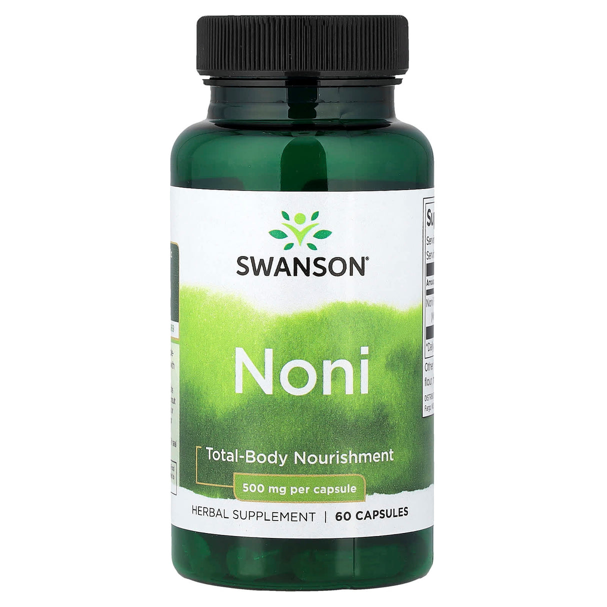 Noni (Morinda Citrifolia), 500 mg, Swanson, 60 capsule SWU124