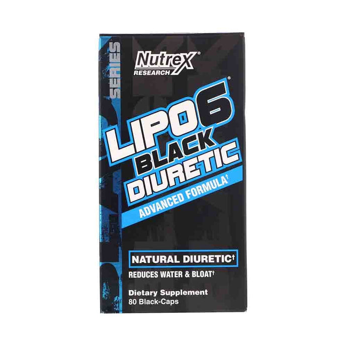 Lipo 6 Black Diuretic, Nutrex Research, 80 Caps USA