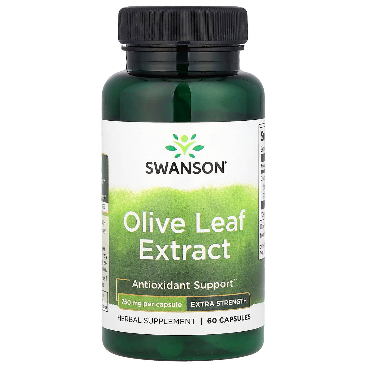 Olive Leaf Extract, 750 mg, Swanson, 60 capsule SWH139