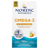Omega-3 Lemon, 690 mg, Nordic Naturals, 60 softgels