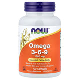 Omega 3-6-9, 1000mg, Now Foods, 100 softgels