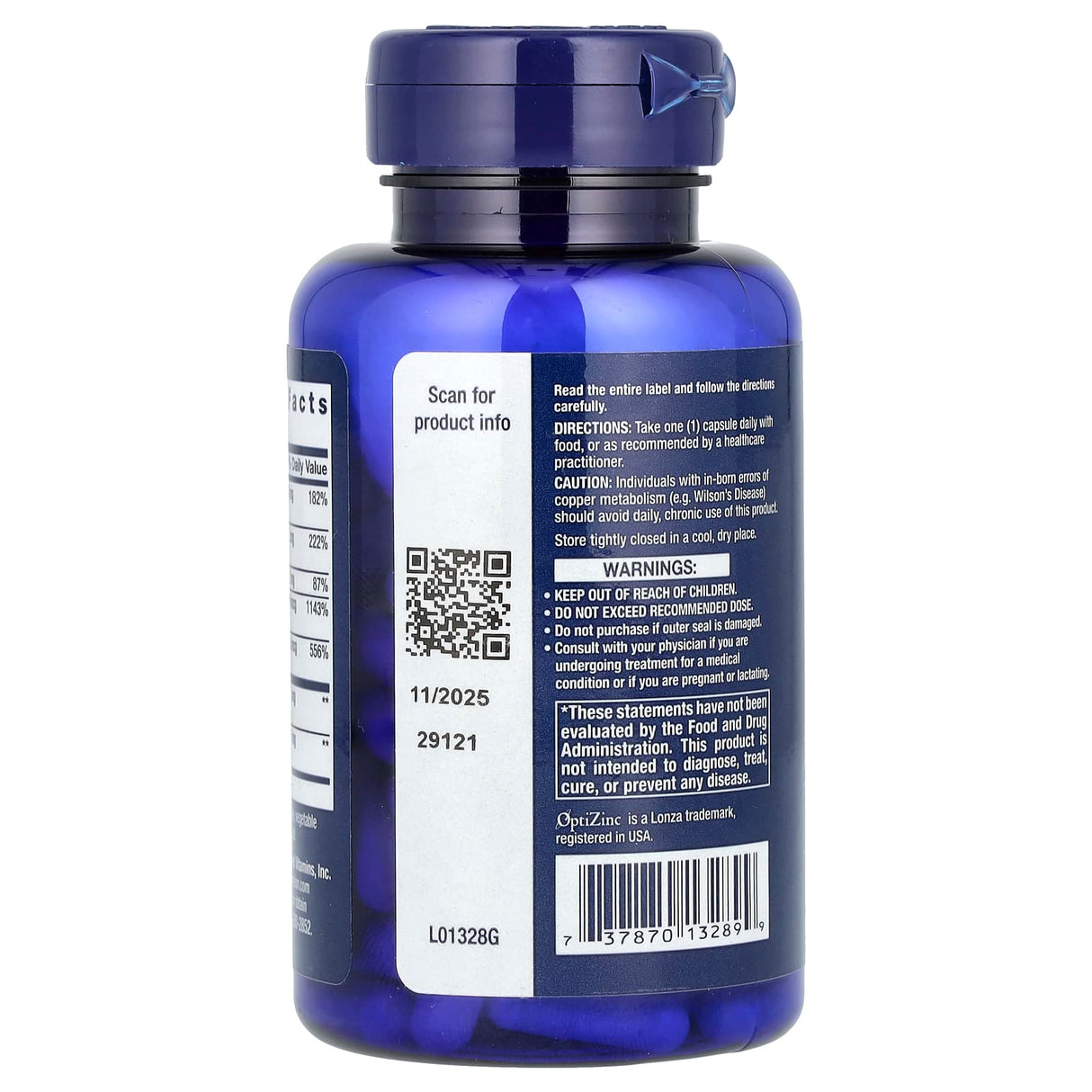 Only Trace Minerals, (Glycinate Chelate) Life Extension, 90 capsule