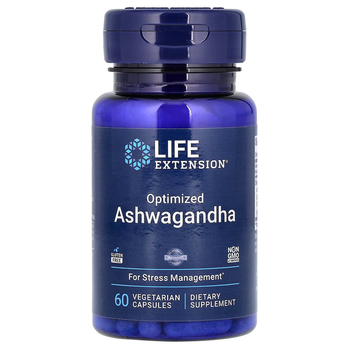 Optimized Ashwagandha Extract, Life Extension, 60 capsule