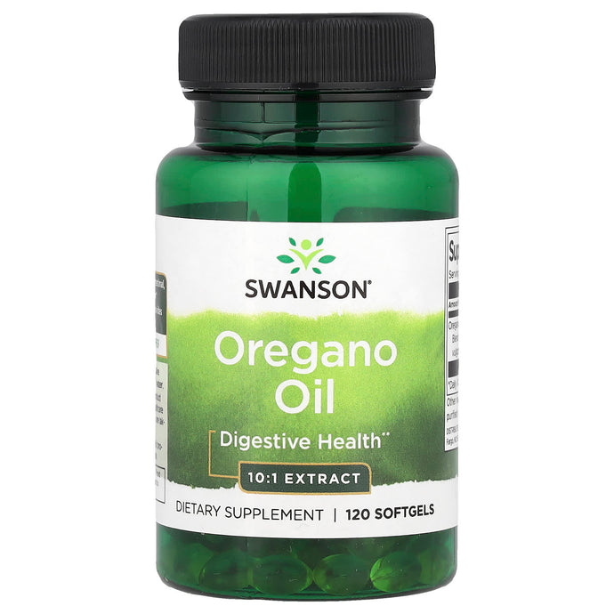 Oregano Oil 10:1 Extract, 150mg, Swanson, 120 softgels SW1016