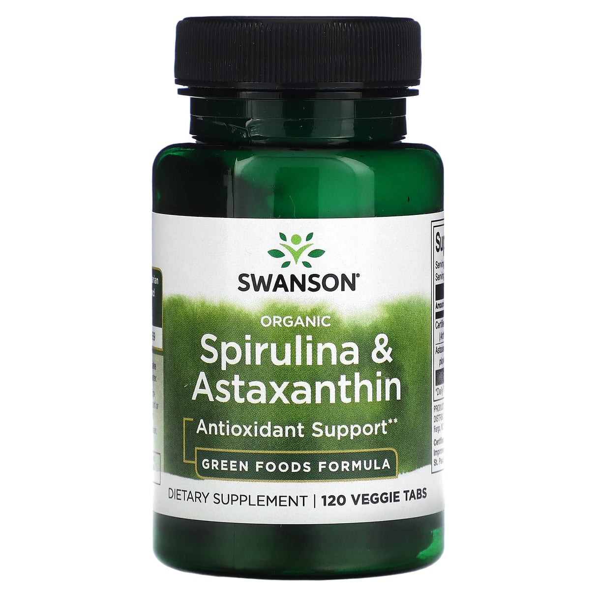 Organic Spirulina & Astaxanthin, Swanson, 120 tablete SWR072