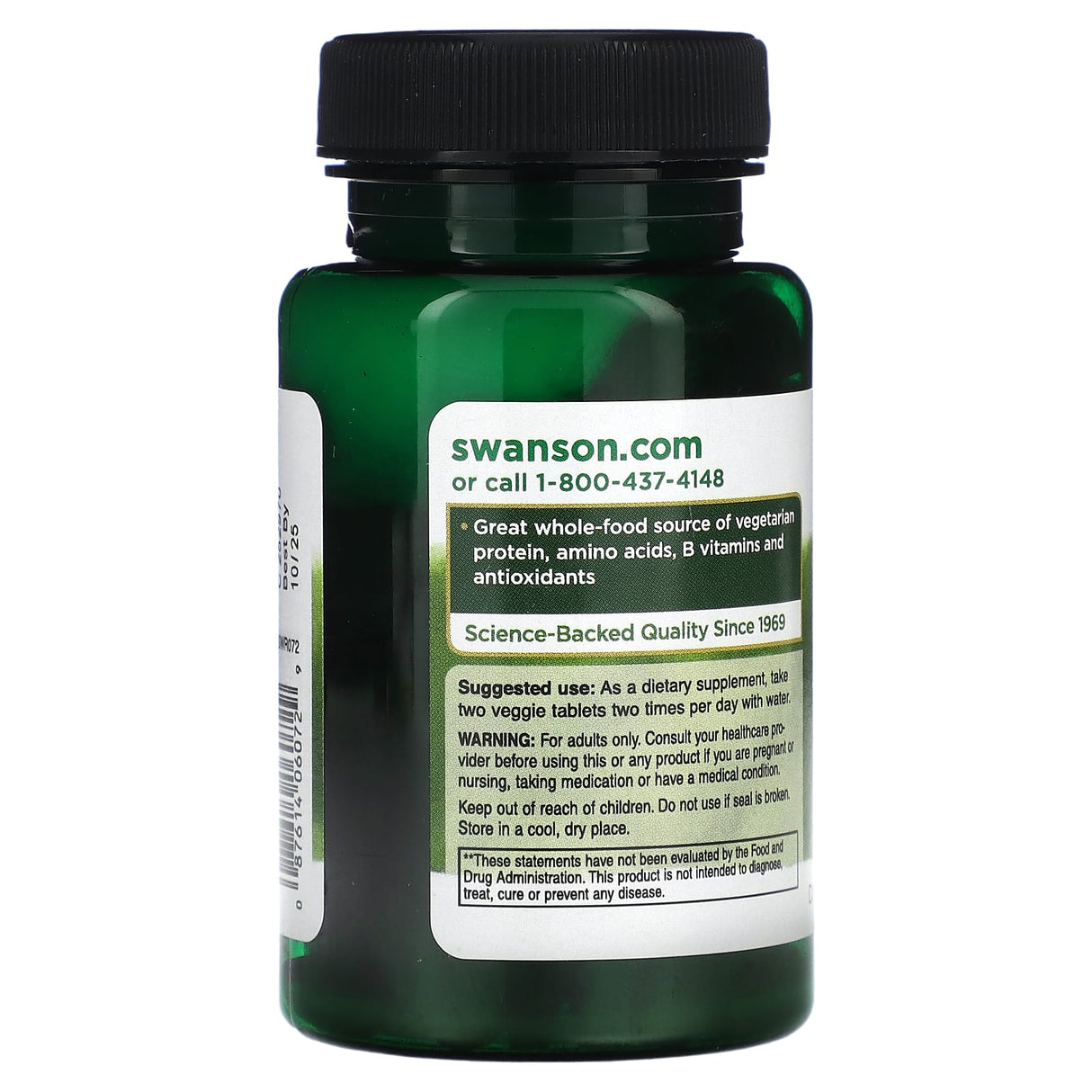 Organic Spirulina & Astaxanthin, Swanson, 120 tablete SWR072