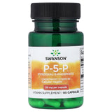 P-5-P Pyridoxal-5-Phosphate, 20 mg, Swanson, 60 capsule SW1709