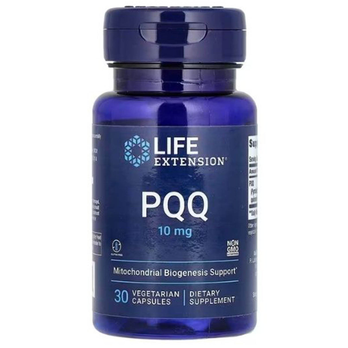 PQQ (Biogeneza Mitocondrială), 10 mg, Life Extension, 30 capsule